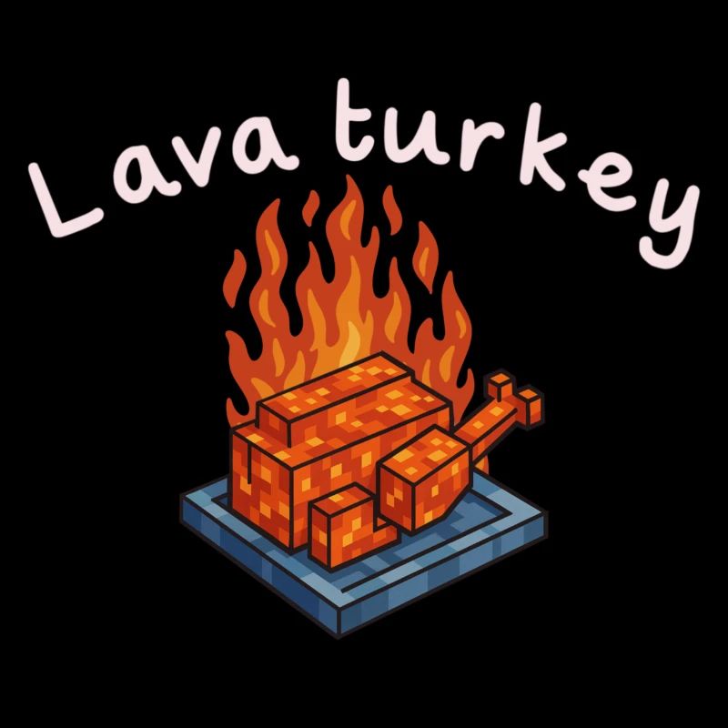 Rôti de brique de dinde à la lave