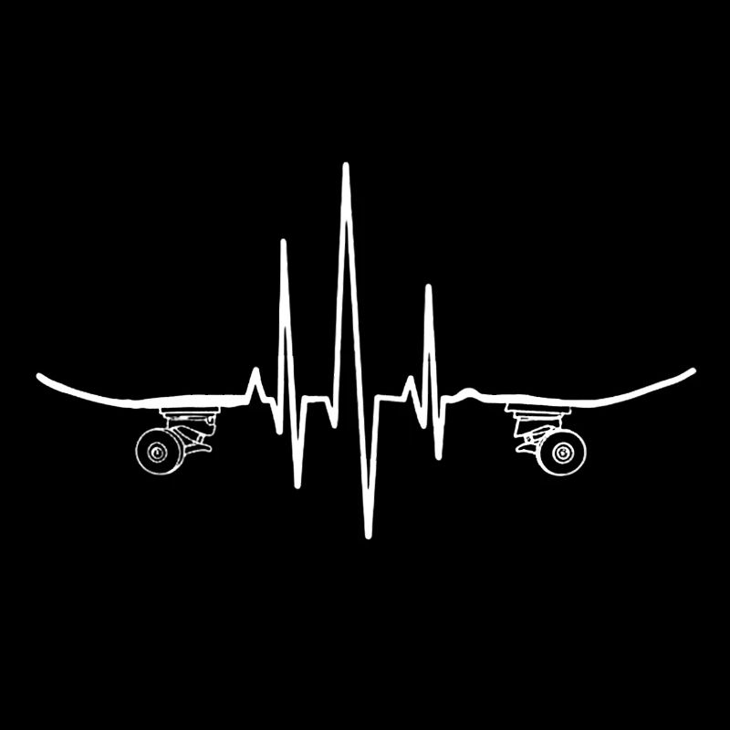 Graphisme Pulse Skateboard Heartbeat