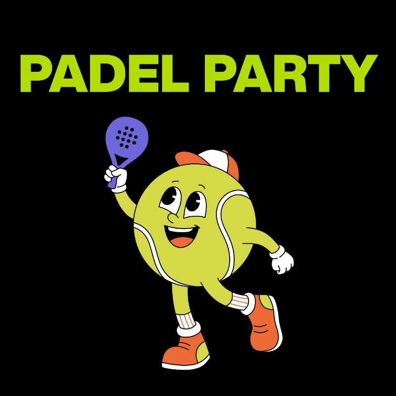 Fête de padelle, balles de bal ! Écrase-le