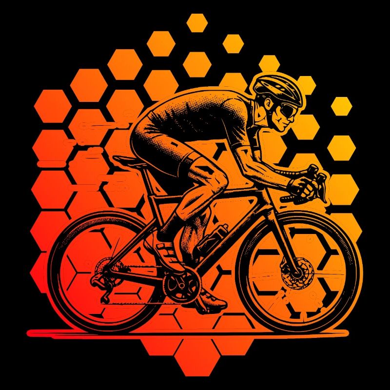 Graphique vélo de route pour vélo de route