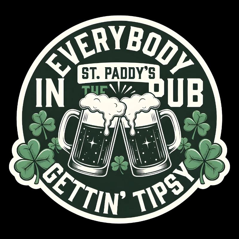 Tout le monde Gettin Gettin Gettin Pub St Patrick