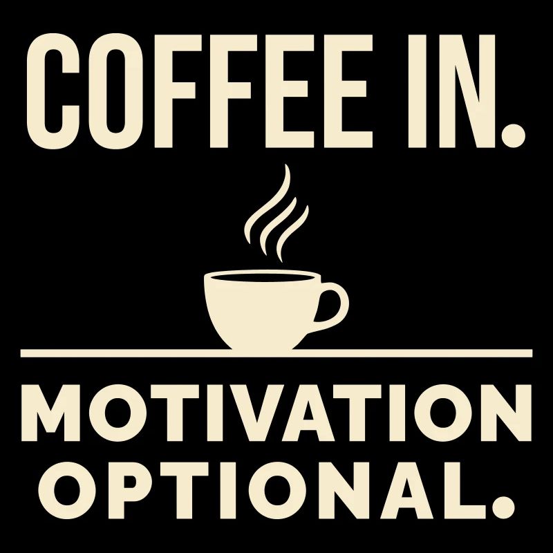 Kaffee rein. Motivation optional.