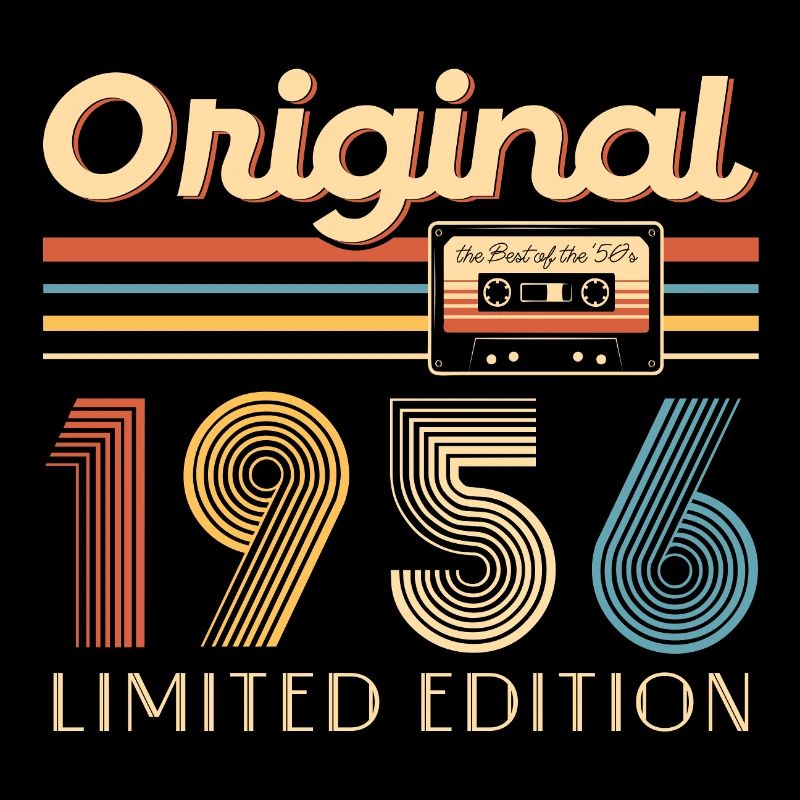 Originales 70-jähriges Jubiläumsgeschenk 1956