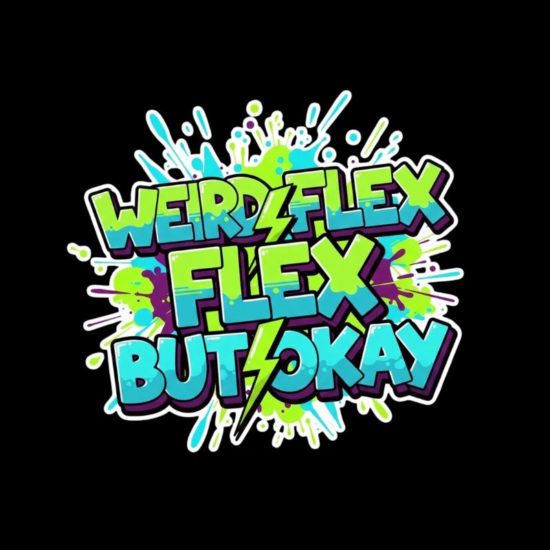Weird Flex Okay Graffiti