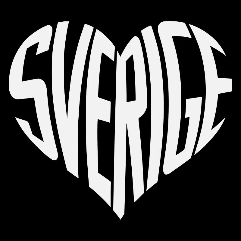 Suède, Typographie du cœur de Sverige