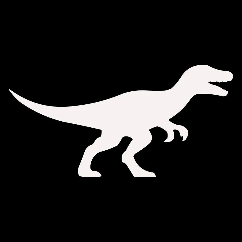 Raptor T Rex Silhouette