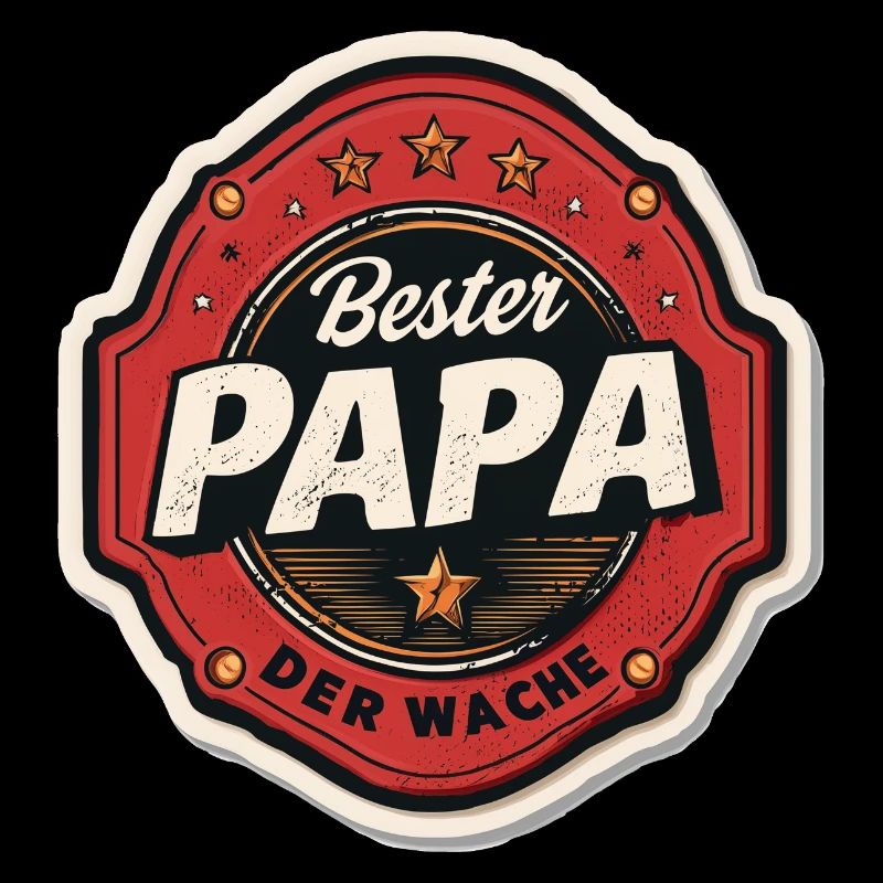 Feuerwehr Papa Bester Papa der Wache Geschenk