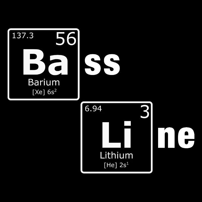 Bass Line PSE Periodensystem Elemente Nerd