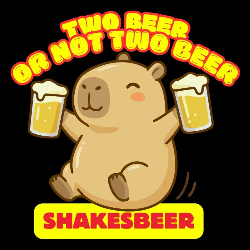 Two Beer Or Not Two Beer - Shakesbeer - Capybara