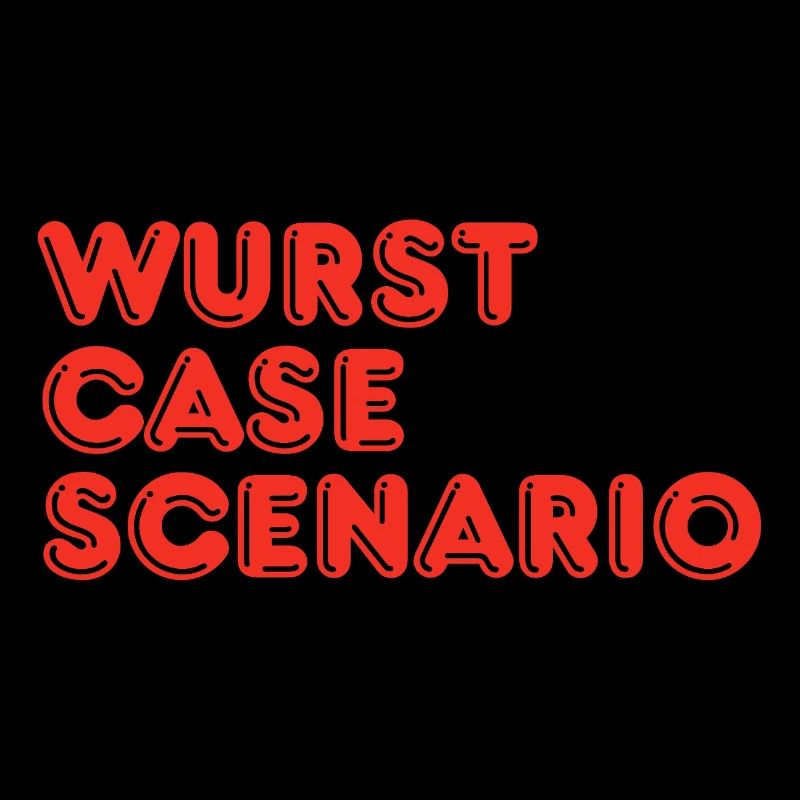 Wurst Case Scenario Funny Sausage BBQ Pun