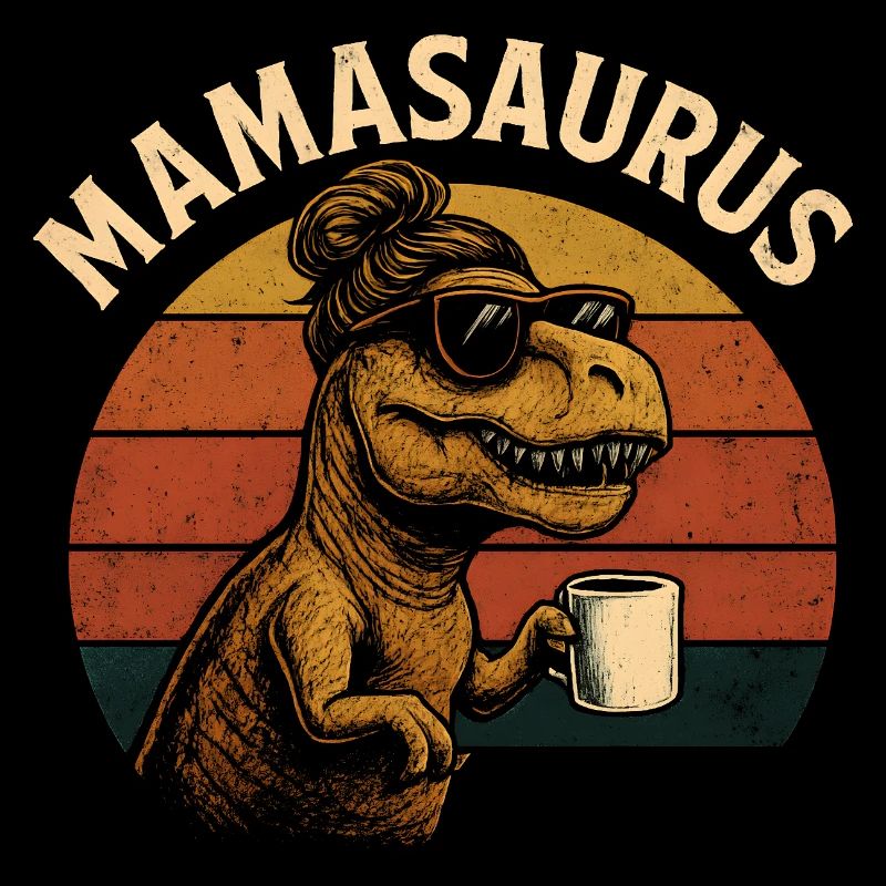 Mamasaurus Maman Maman Idée de cadeau Humour Drôle