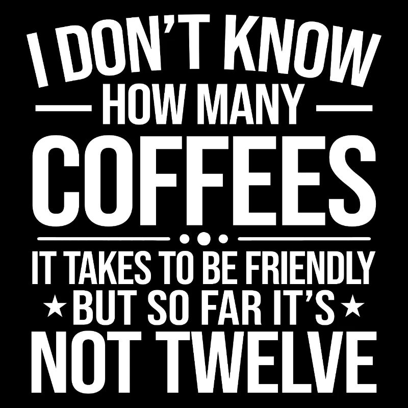 Compte de douze cafés
