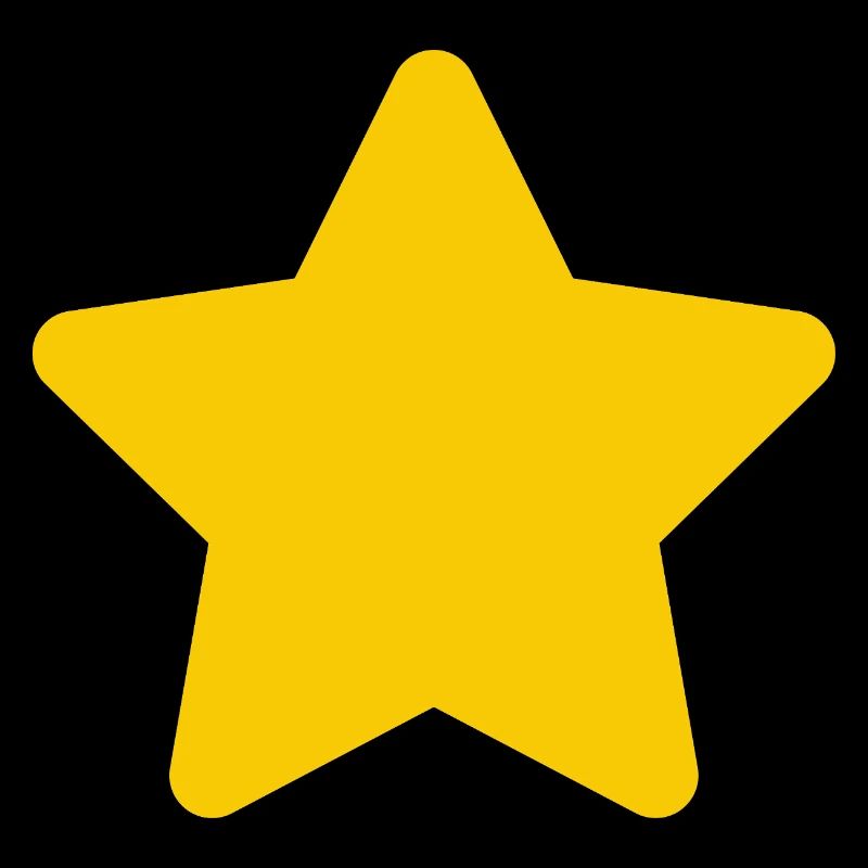 Accent étoile jaune : Simple Star