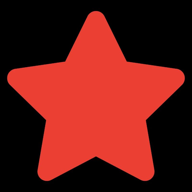 Roter Stern Minimal Grafik