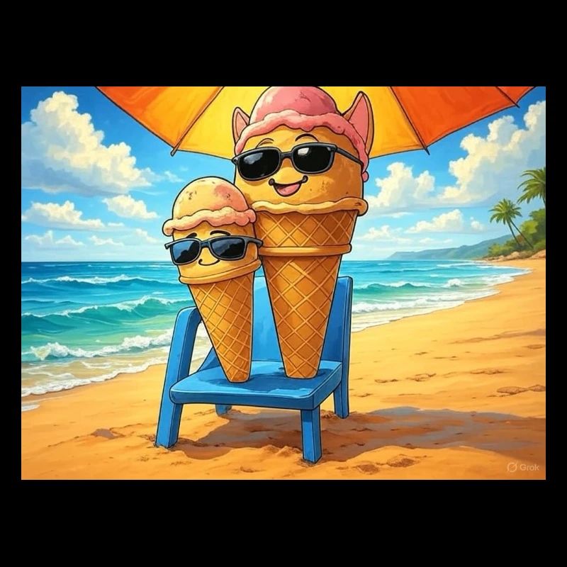 Glace en été