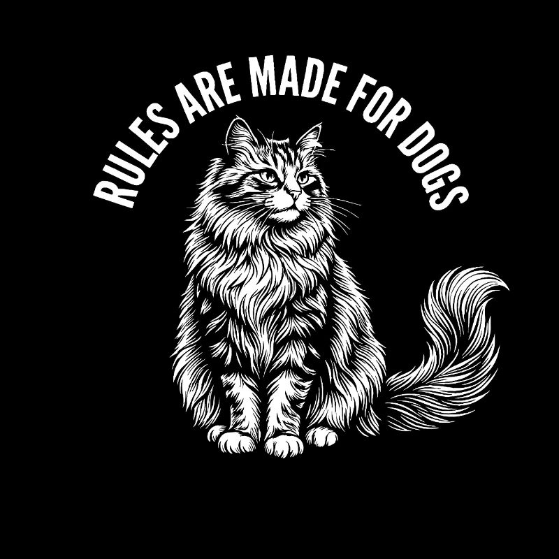 Weiße Katze Süßes Haustier Katzenmama Design