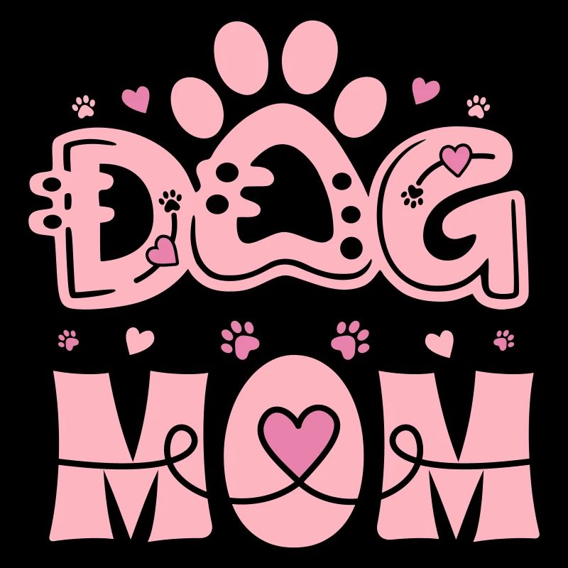 Monogramme Minimal DOG MOM