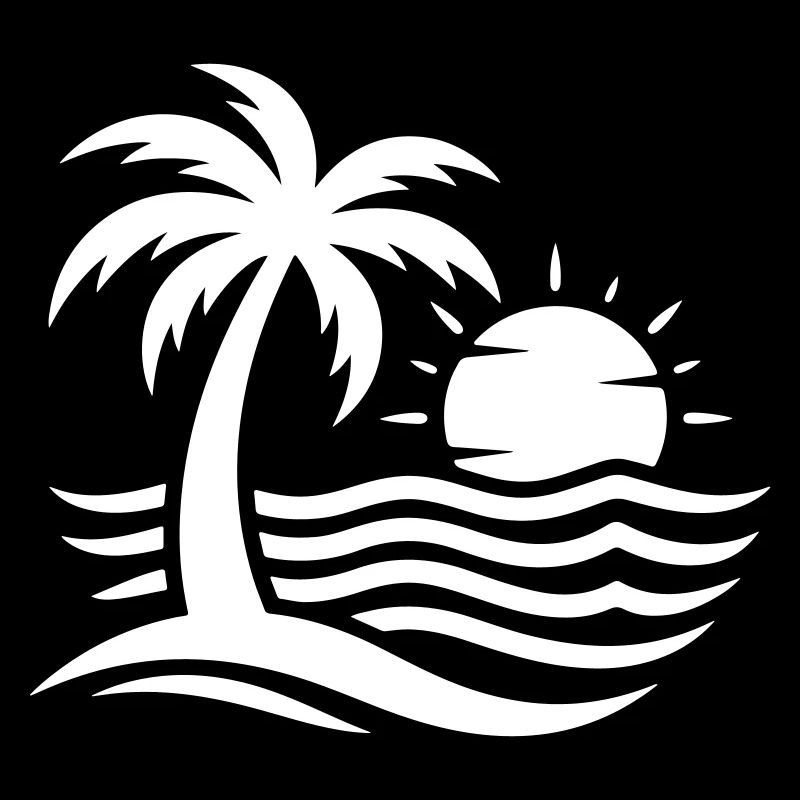 Palm Tree Beach Sea