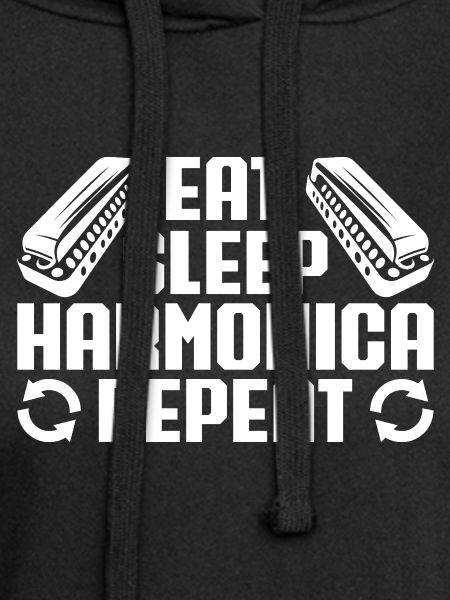 Harmonica Musican Eat Sleep Repeat Harmonica