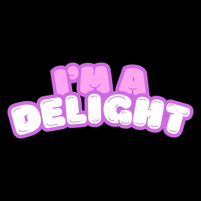 Im Delight Bubble Text
