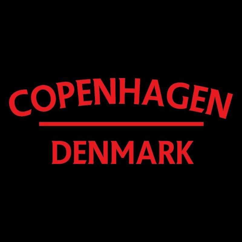 Copenhague – Danemark Textdesign