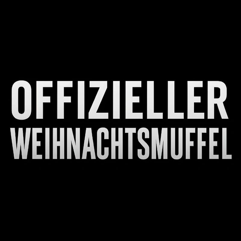 Offizieller Weihnachtsmuffel
