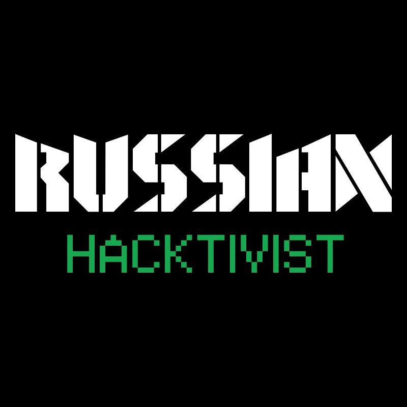 Conception de cybersécurité par hacktiviste russe