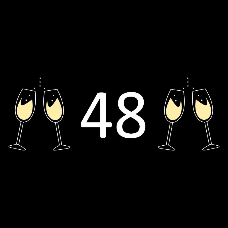 48e anniversaire 48 ans 48 ans numéro 48