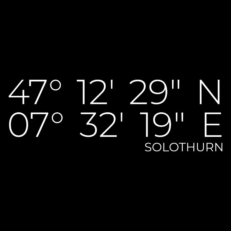 Coordinates Solothurn Canton of Solothurn