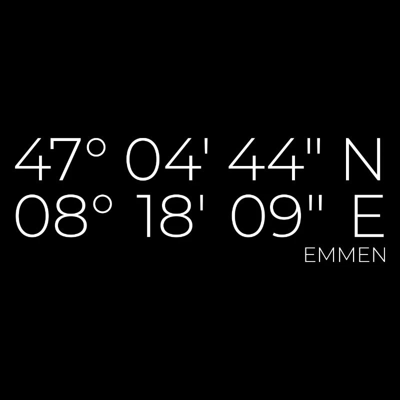 coordinates Emmen, Switzerland