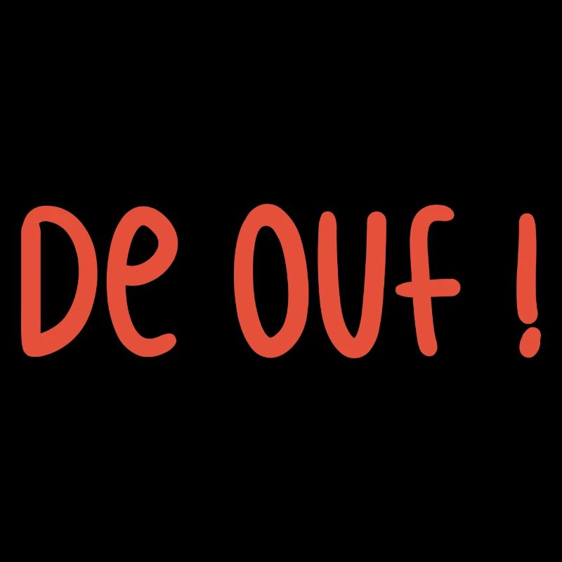 Crée ta phrase ... de ouf! typographie rouge