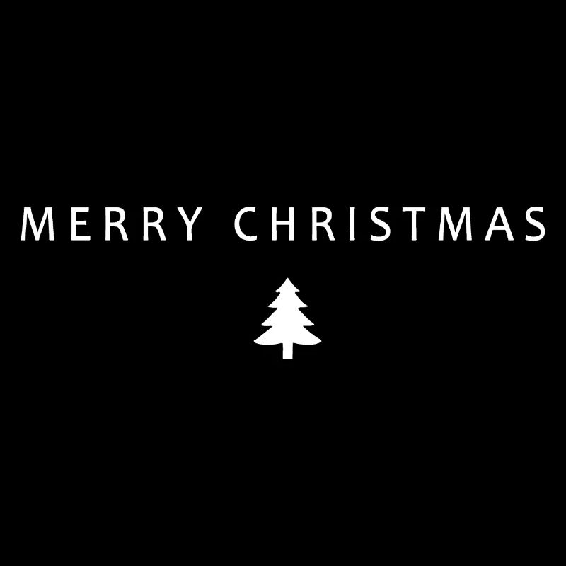 Frohe Weihnachten Chic und Elegant