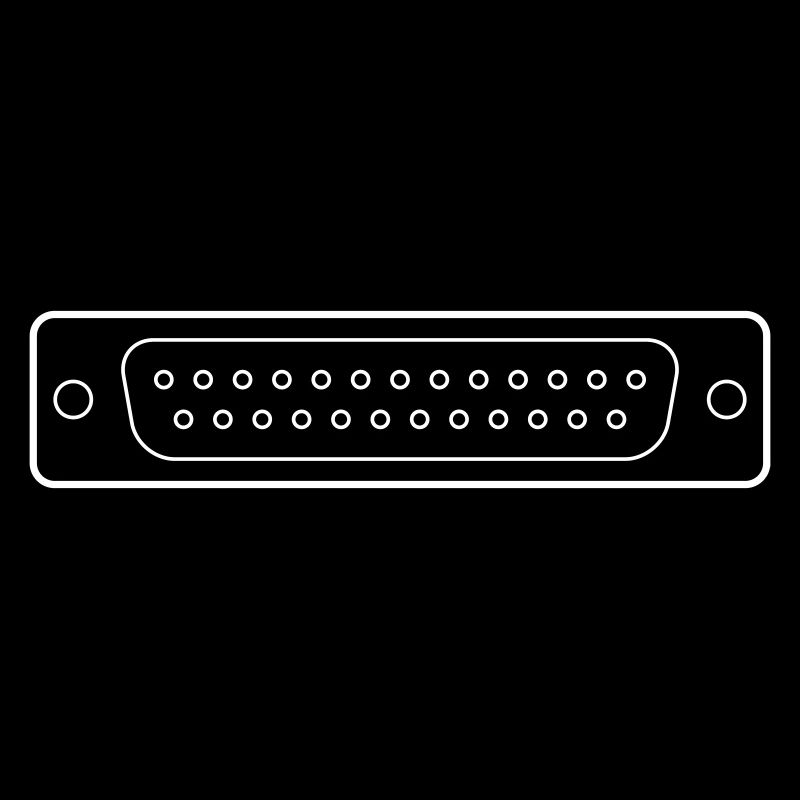 DB 25 Connector Parallel, Drucker