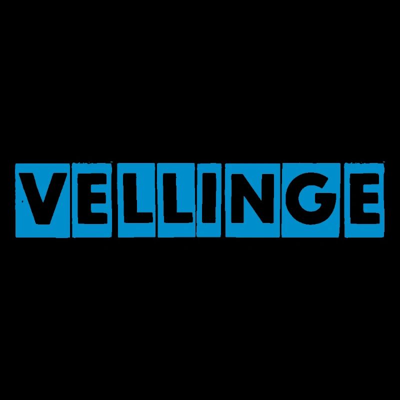 Vellinge – Conception de texte bleu
