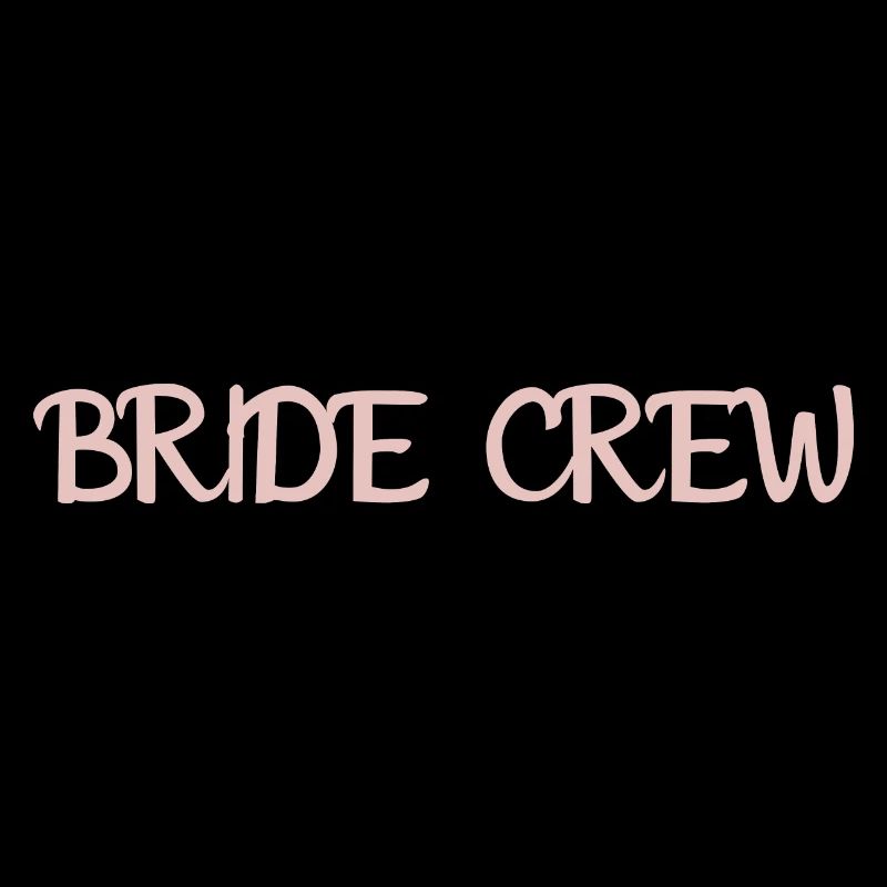 Bride Crew Wedding Party Crew (Équipage de mariage de mariée)