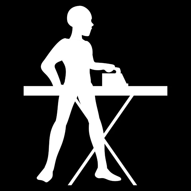 Iron iron pletteisen man laundry