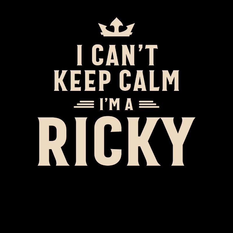 I Can't Keep Calm I'm a Ricky Personalized Name