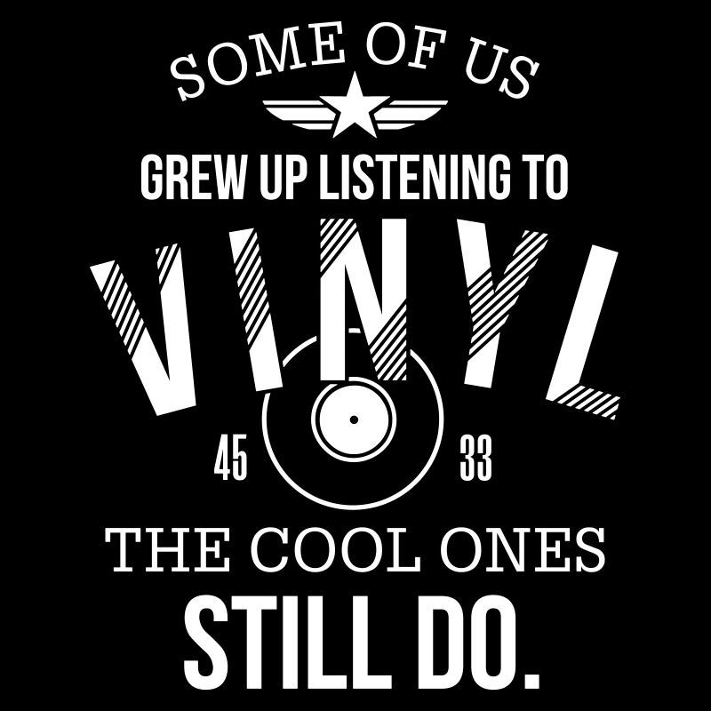 Des gens cool écoutent du vinyle
