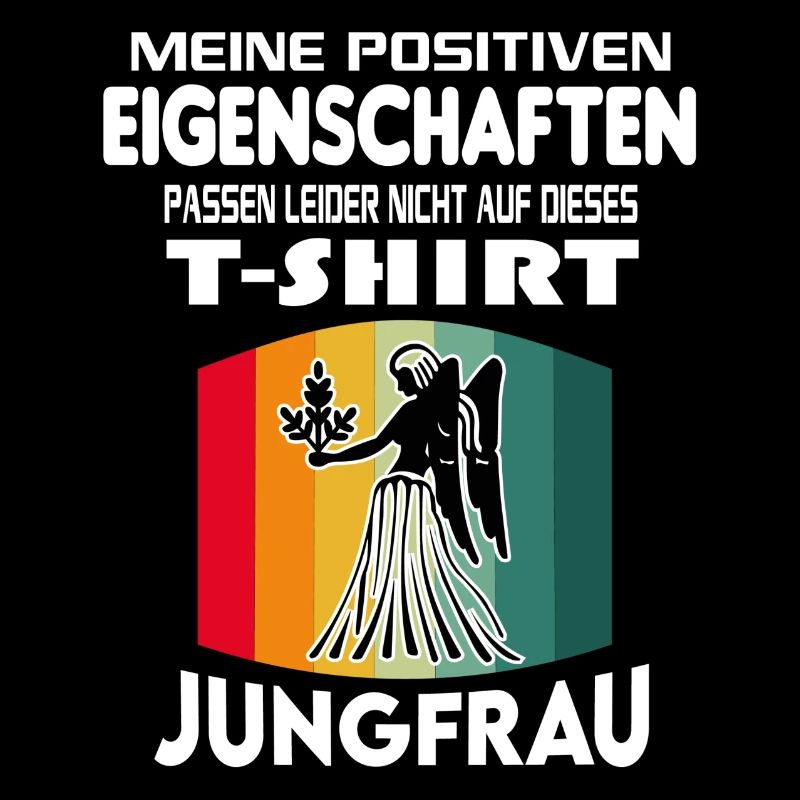 Geburtstag Sternzeichen Retro Jungfrau