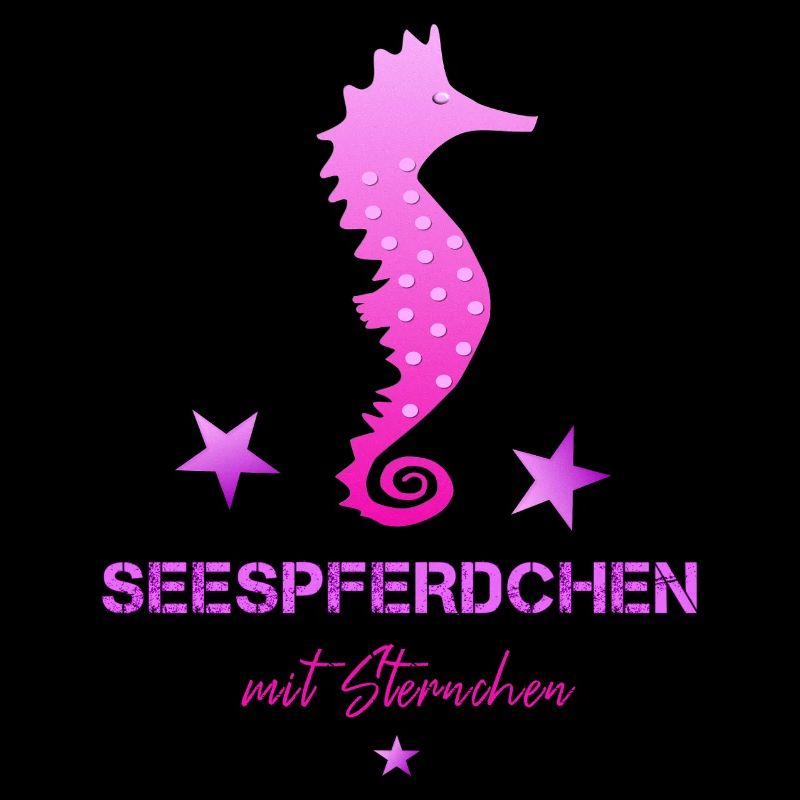 rosa seepferdchen mit sternchen Schwimmabzeichen