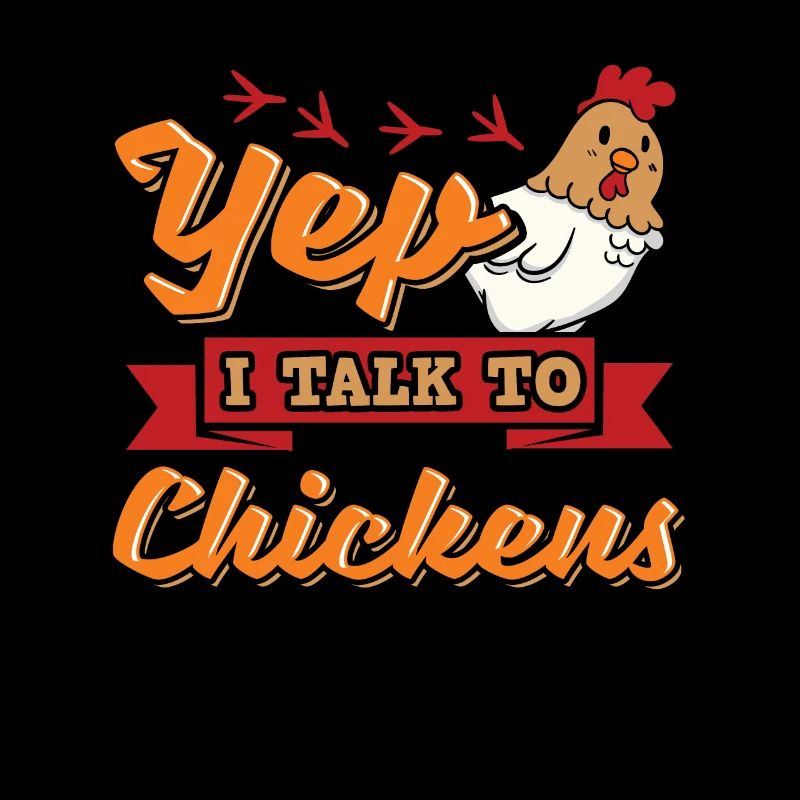 Je parle avec le tshirt de cadeau de coq de poulet poulets
