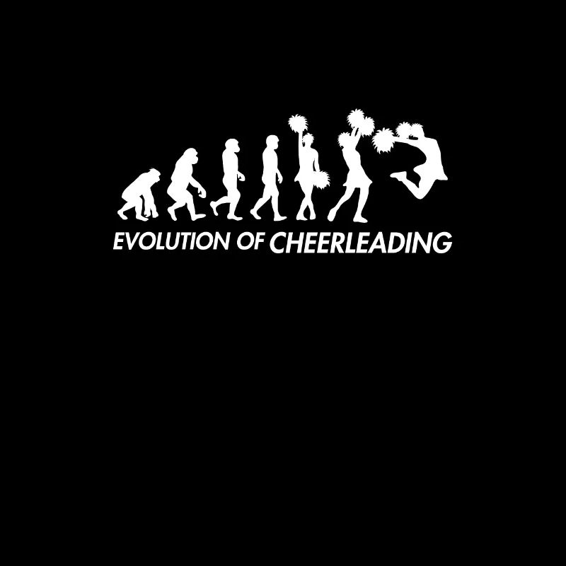 Evolution der Cheerleader, perfektes Geschenk