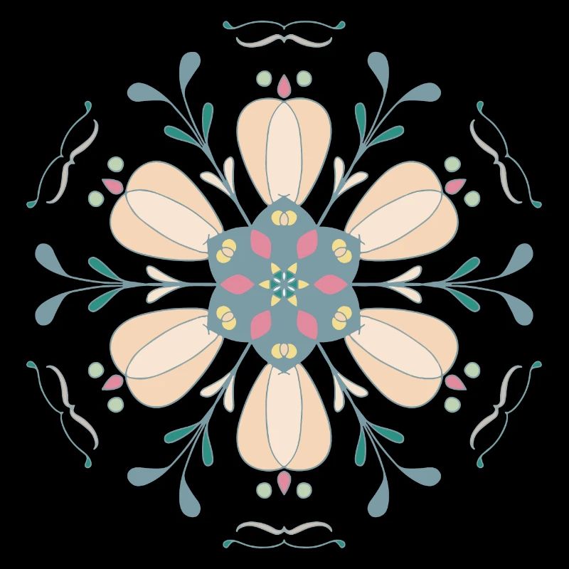 Mandala dans le style boho