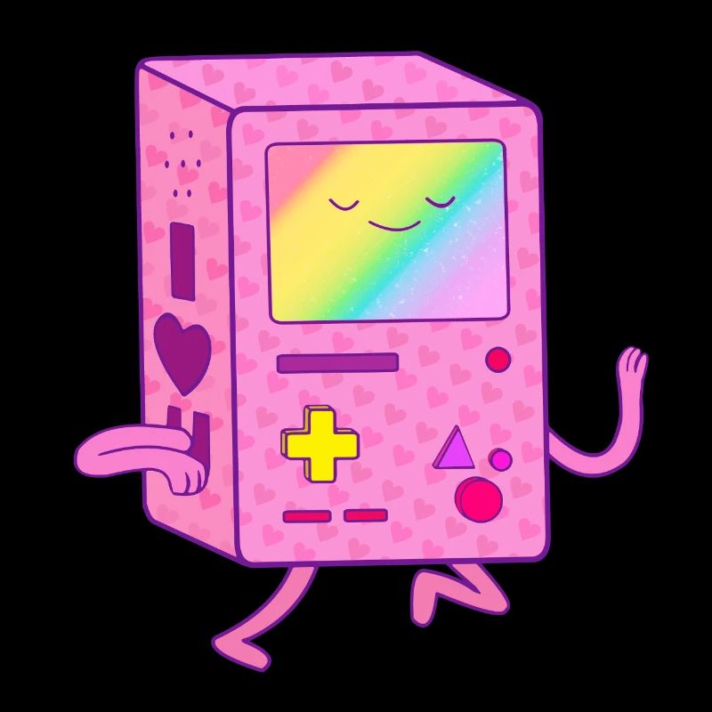 Robot de jeu rose dansant