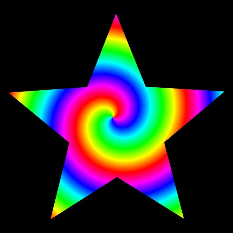 Regenbogen Candy Stern