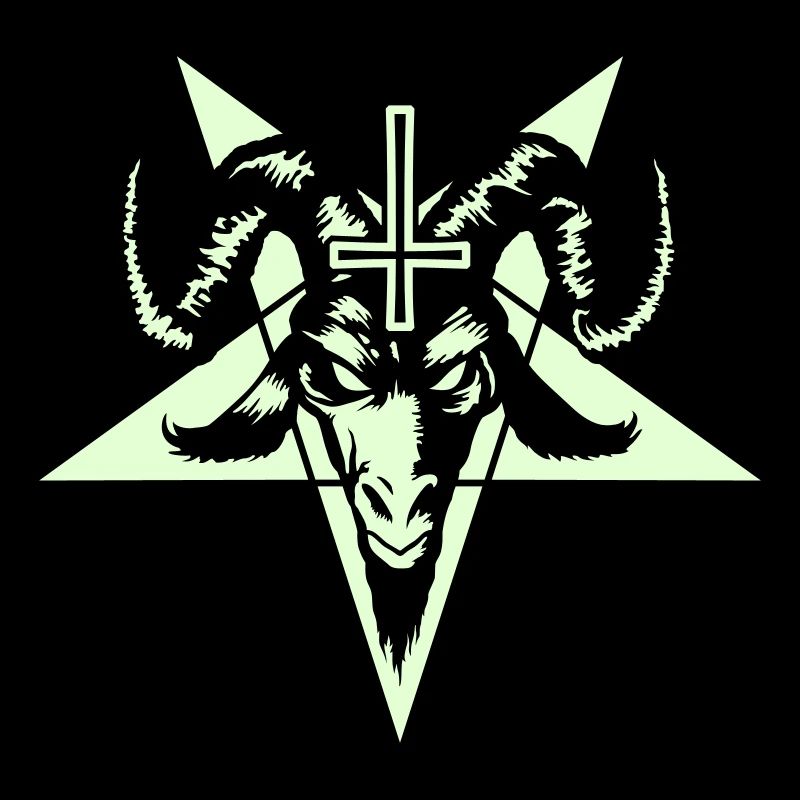 Goat Head with Pentagram (inverted) No.2_1c