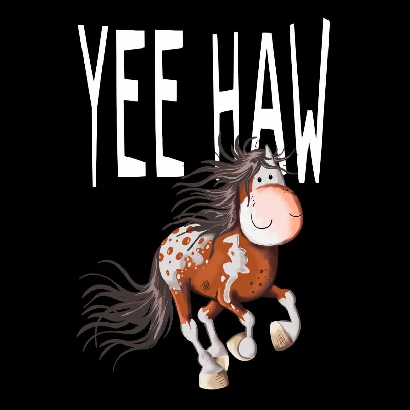 Yee Haw Cheval - Chevaux - Comique