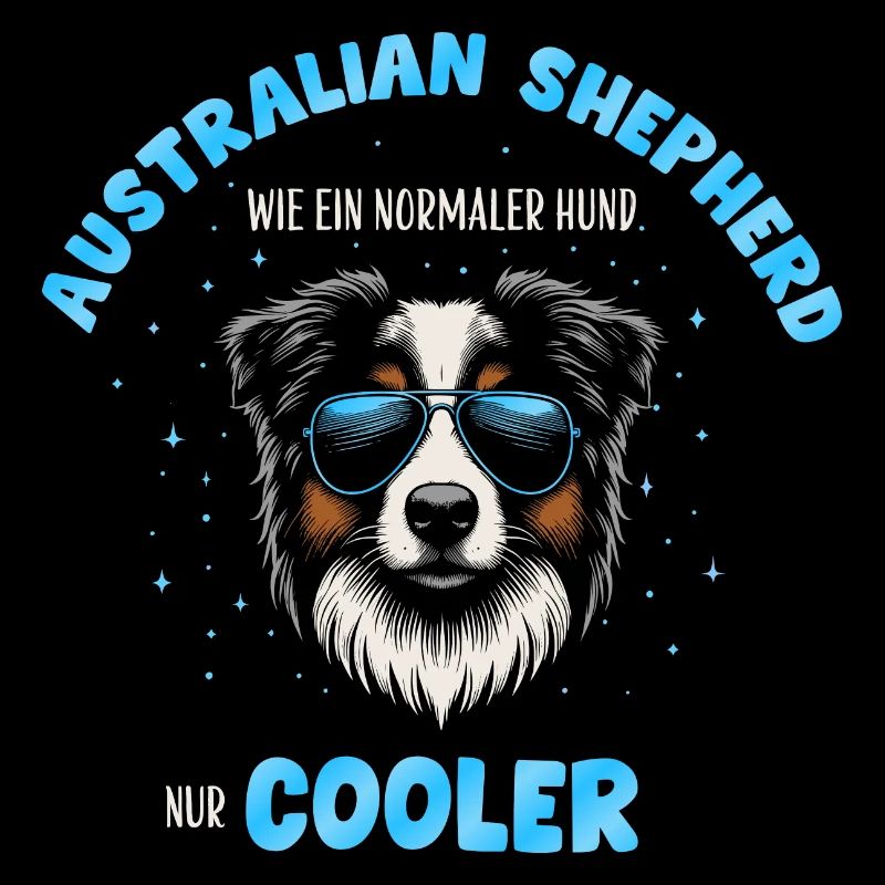 Aussie - comme un chien normal seulement turquoise plus frais