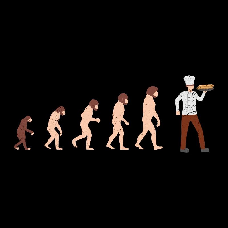 Evolution Chef Cook Idée cadeau drôle