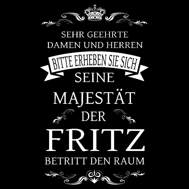 Sa Majesté le Fritz entre dans la pièce